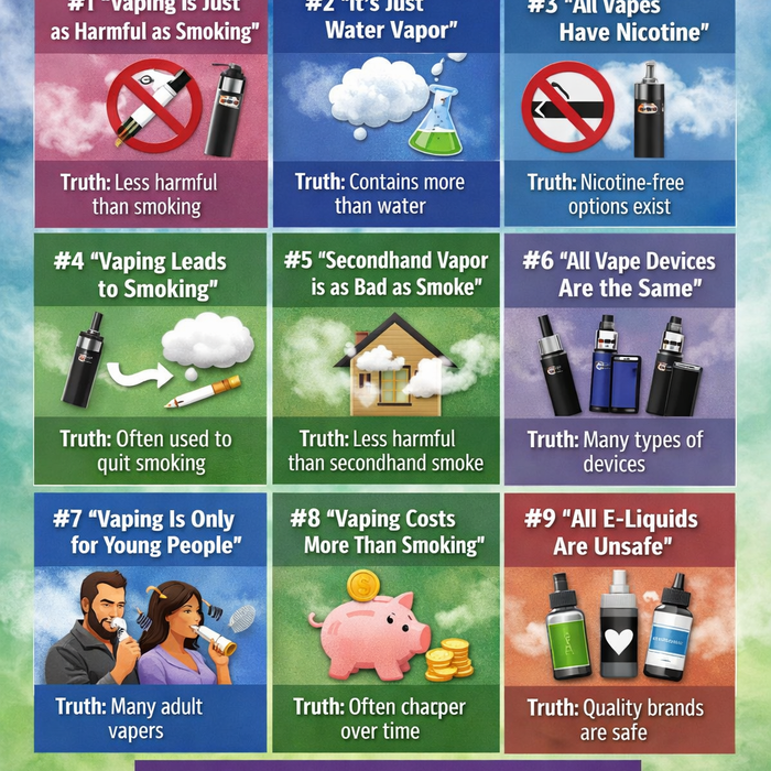 Top 10 Vaping Myths Debunked