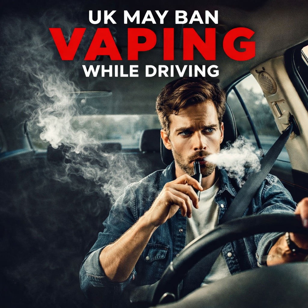 UK Drivers to face Vaping Ban under possible new laws!