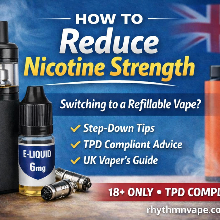 ♻️ How to Effectively Reduce Nicotine Strength When Switching to a Refillable Vape