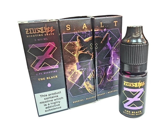 The Black Zeus Juice Nicotine Salt