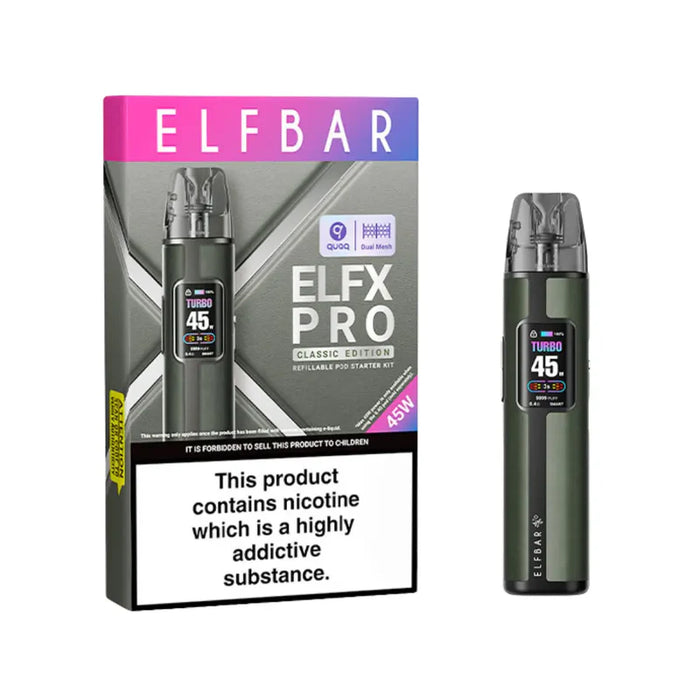 Elfx Pro Classic Edition Pod Kit By Elfbar