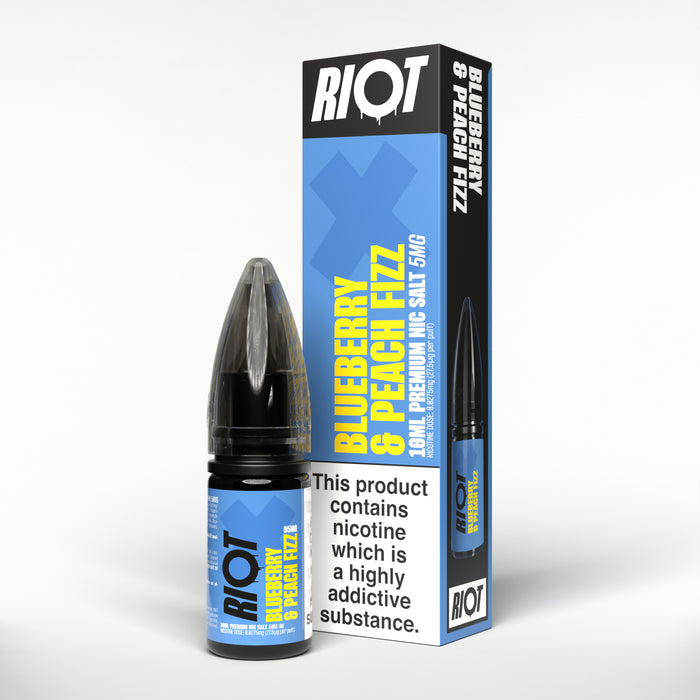 Riot X - Blueberry & Peach Fizz Rhythm N Vape Riot X - Blueberry & Peach Fizz Rhythm N Vape