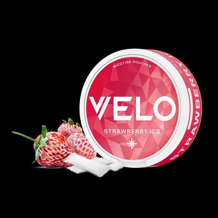 Velo Strawberry Ice Pouches Rhythm N Vape Velo Strawberry Ice Pouches Rhythm N Vape