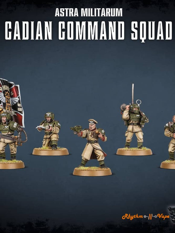 Astra Militarium Cadian Command Squad