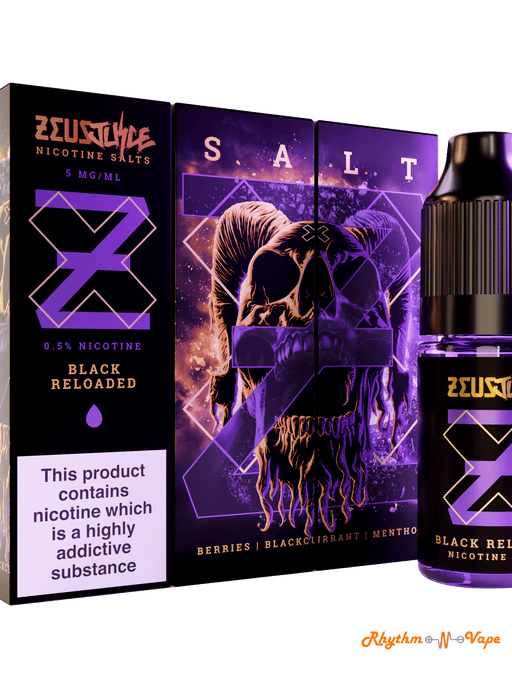 Black Reloaded Zeus Nic Salt