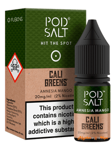 Cali Greens / Pod Salts Amnesia Mango Nicotine Salts