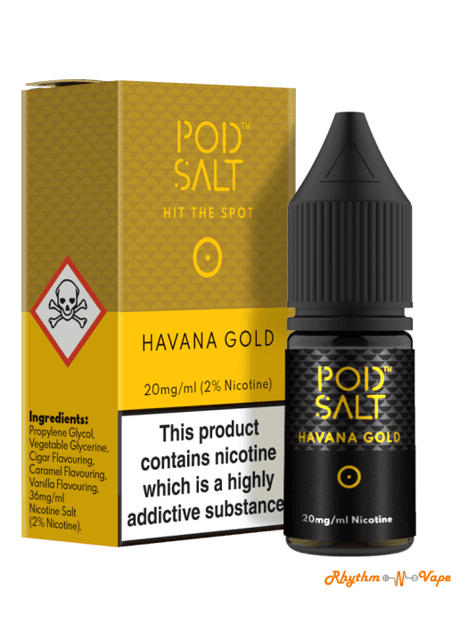 Havana Gold Tobacco Pod Salt