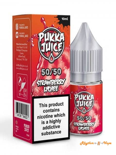 Strawberry Lychee E-Liquid By Pukka Juice 50/50 3Mg