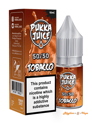 Tobacco E-Liquid By Pukka Juice 50/50 3Mg